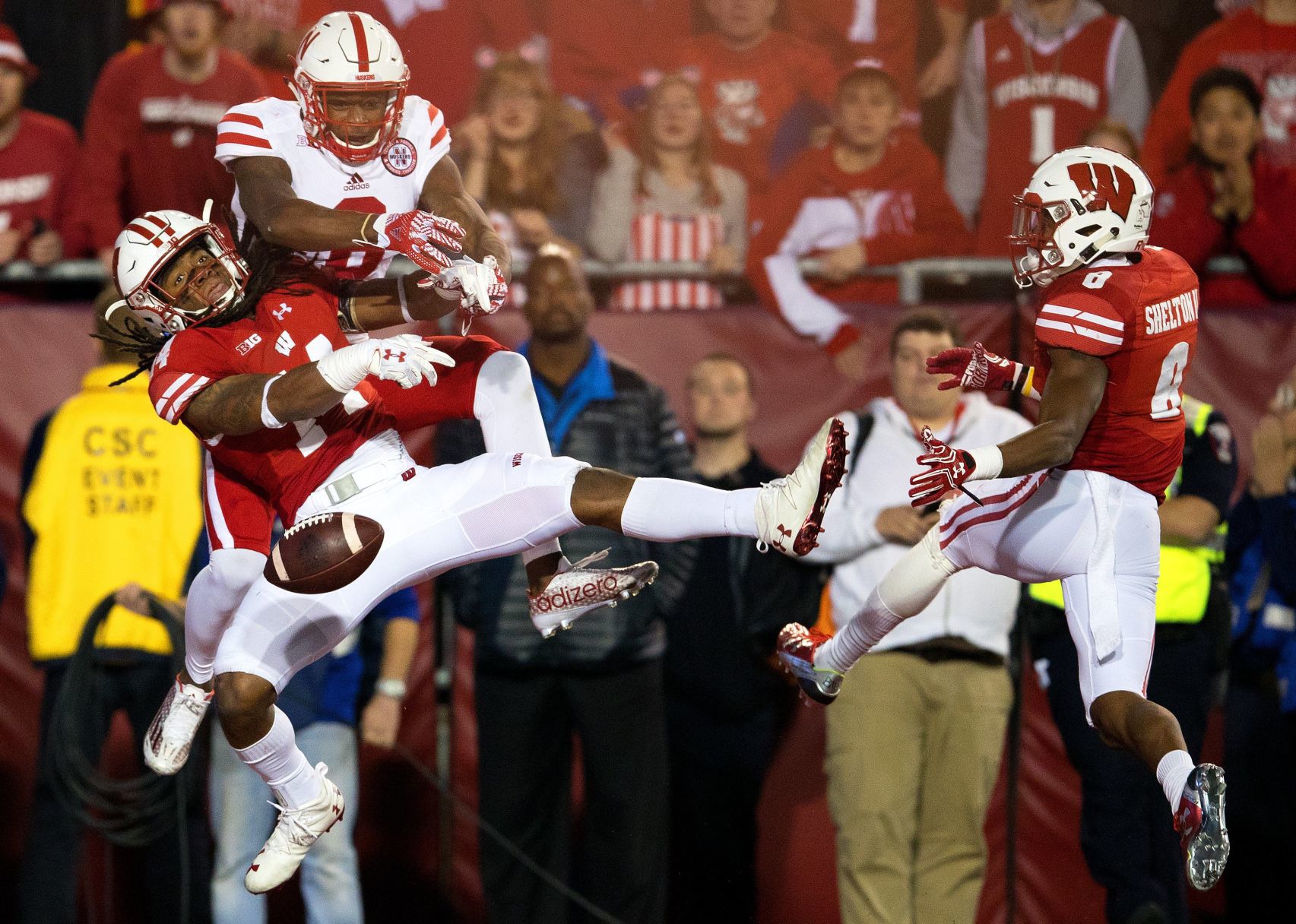 2016: No. 11 Wisconsin 23, No. 7 Nebraska 17, OT